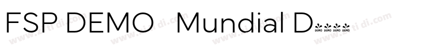 FSP DEMO   Mundial D字体转换